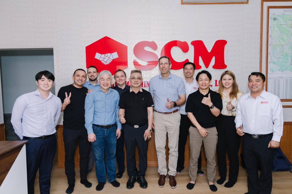 SCM leadership meeting with representatives of Halliburton Baroid and Sojitz Corporation of America